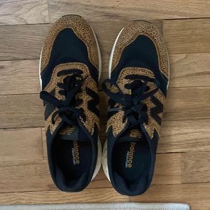 Womens Black Leopard New Balance Sneaker